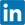 Logo de LinkedIn permettant d'accèder au profil Linkedin en cliquant